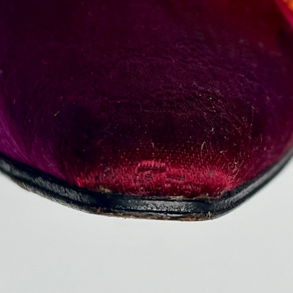 Stuart Weitzman Ombre Heels, Vintage Square Toe, Pink / Orange / Purple, 4.5 EUC - Picture 4 of 11